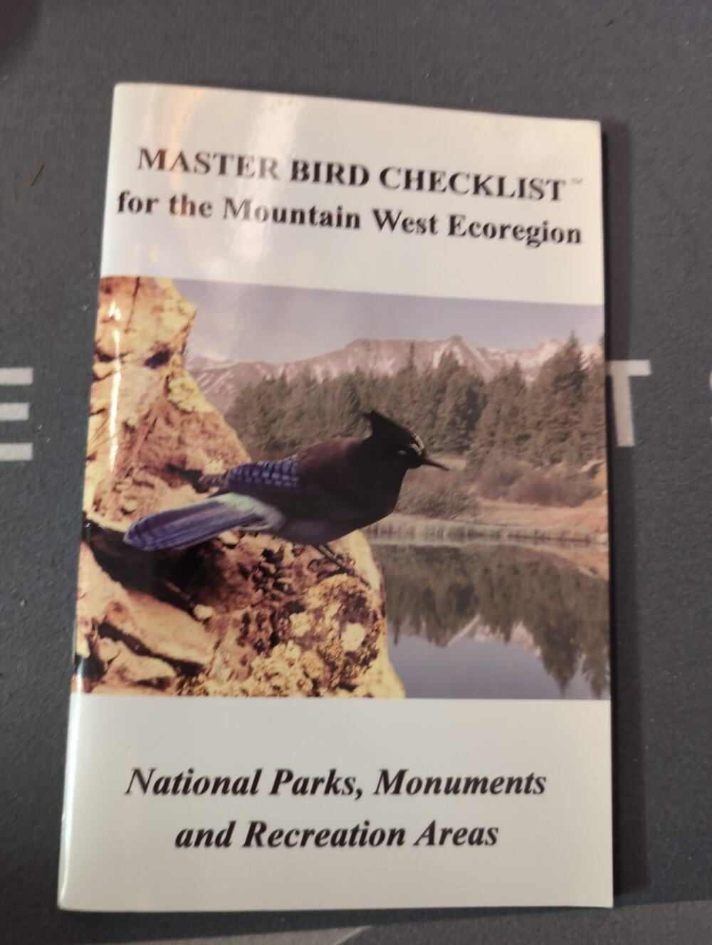 Master Bird Checklist Mountain West Ecoregion National Parks Monuments Birds